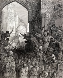 Arrivée au Caire des prisonniers de Munich, illustration de 